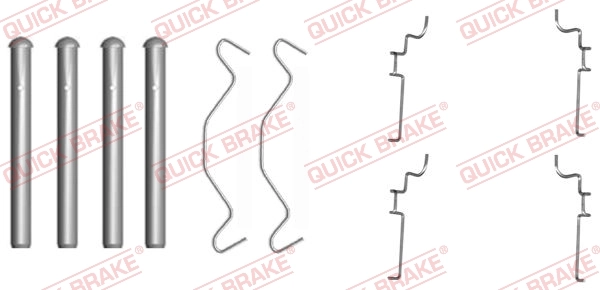 Accessory Kit, disc brake pad